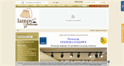 Desktop Screenshot of lampywcentrum.pl